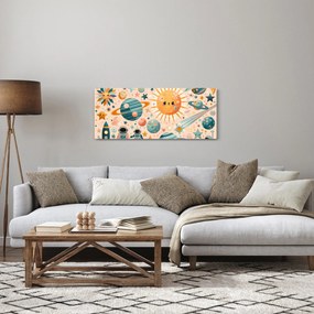 Tablou - Fragmente din spațiu (120x50 cm)