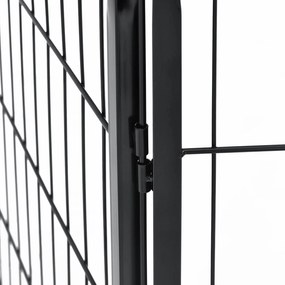 Juskys Pix metalic pentru catelusi - 160×160×60 cm