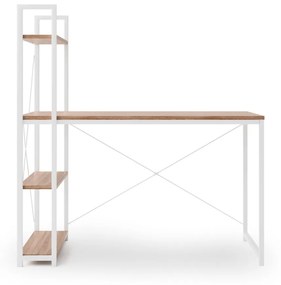 Birou Narvik B-1 Alb - L120 x l64 x H120 cm