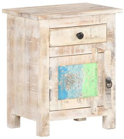 vidaXL Noptieră, 40x30x50 cm, lemn de acacia nefinisat