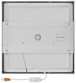 Plafonieră LED/28,5W/230V 3000/3500/4000K 30x30 cm crom