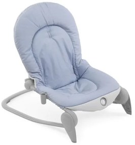 Chicco - Balansoar pentru bebeluși cu vibrații și melodie BALLOON Dots 2xAA + 1xLR20 albastru