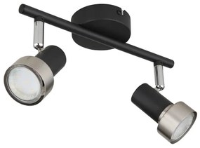 Spot Globo 57917-2N MASON 2xGU10/25W/230V negru/auriu