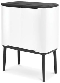 Coș Brabantia Bo Touch 651110, 11+23 L, Deschidere lină și silențioasă, Deschidere mare, Alb