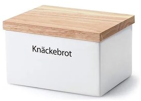 Continenta C3950 - Vas ceramic pentru alimente cu capac 17,5x13,5x11 cm cauciuc