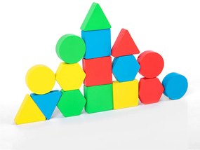 Jucărie din lemn de construit și de potrivit forme cu cărți