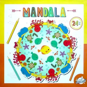 Colorat Mandala Ocean carte de colorat 24 pagini