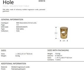 Masuta laterala design modern Hole