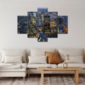 Tablou - Panorama de seară a Londrei (150x105 cm)