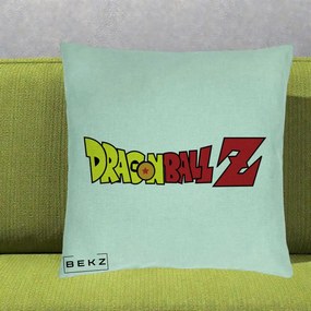Perna Personalizata Dragon Ball Z Clasic, 40x40 cm, Verde Menta, Husa Detasabila, Perna Inclusa, BEKZ®