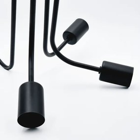 Lustră aplicată TRINITY 5xE27/15W/230V negru