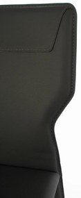 STONES Scaun din piele ecologică 56cm X 44cm H. 86.5cm | Aosom Romania