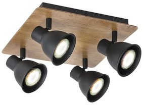 Rabalux 5905 - Spot MAC 4xGU10/35W/230V