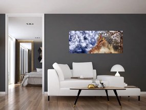 Tablou cu lup (120x50 cm)