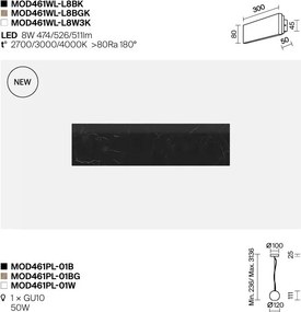 Aplica de perete minimalista lemn natur Texture