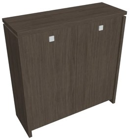 Dulap mediu Verno 128 x 46 x 130 cm, stejar antracit