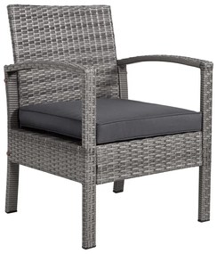 Deuba Set canapele de gradina - perne gri, antracit