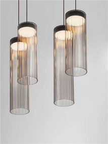 Lustra cu 8 pendule LED BRIELLE