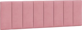 vidaXL Pernă tăblie de pat, Hanko, roz, 160 cm, catifea