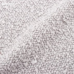 Canapea gri deschis cu tapițerie din stofă bouclé 230 cm Essen – Cosmopolitan Design