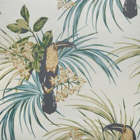 Tapet Le Toucan, Emerald Green Luxury Bird, 1838 Wallcoverings, 5.3mp / rola