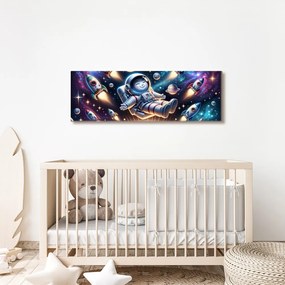 Tablou galaxie văzută prin ochii unui copil