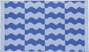 Prosop de plajă albastru din bumbac 100x160 cm Nugo – noo.ma