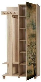 Cuier cu dulap Garmanto Tree Sonoma Oak