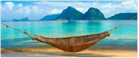 Tablou - Hamac pe plajă 3 (120x50 cm)