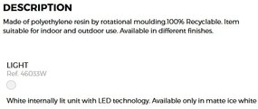 CORP DE ILUMINAT LED DECORATIV MORA LAMP II