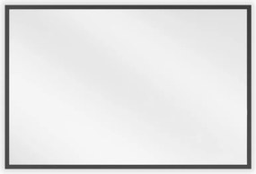 Mexen Loft oglindă dreptunghiulară pentru baie 60 x 40 cm, ramă neagră - 9852-060-040-000-70