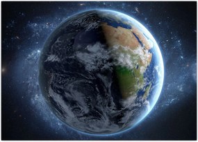 Tablou - Vedere din spațiu (70x50 cm)