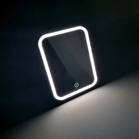 Oglindă cosmetică cu led 15x20 cm Ania – MSV