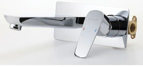 Baterie de lavoar pentru instalare ascunsă Novaservis METALIA ECO crom lucios