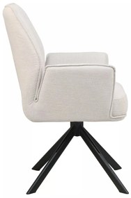 Scaun Hugo bej deschis/negru Brego22