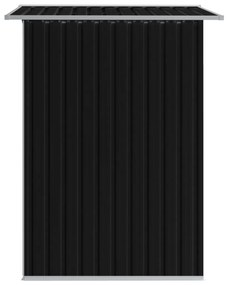 Magazie metalica de gradina antracit 204x132x186 cm otel