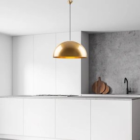 Lustră pe cablu KURE 1xE27/40W/230V auriu