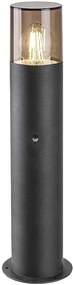 Stalp mic cu senzor de miscare pentru iluminat exterior design modern IP44 Teplice