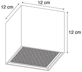 Spotlight de design alb - Box Honey