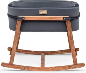 Balansoar bebelusi HIER, negru/stejar inchis, lemn de pin/poliester, 9