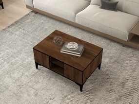 Măsuță de cafea Sumapi (nuc + negru) . 1093291