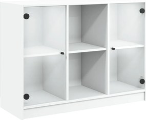 vidaXL Dulap, alb, 102x37x75,5 cm, lemn prelucrat