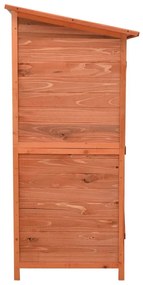 Magazie gradina pentru unelte, 140x75x160 cm, lemn masiv brad