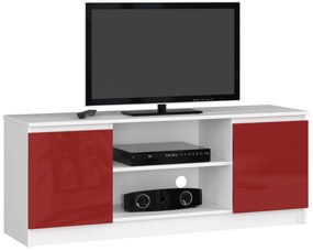 Măsuță TV Dariel (Alb + Roșu lucios ). 1069771
