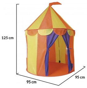 Cort de Joaca pop-up XXL Pentru Copii NOVOKIDS™ Happy Place, Saltea si geanta transport incluse, Usor de Montat si Transportat, Multicolor