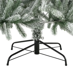 Brad artificial Talvi 210 cm verde cu suport de zapada si negru
