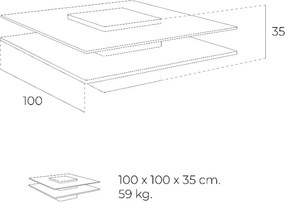 Masuta de cafea design modern Hollie AC-HK22A