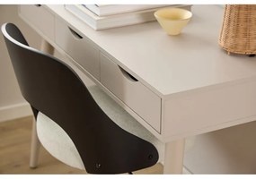 Scaun de birou negru-bej Lucy – Actona