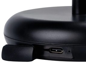 Lampă LED reîncărcabilă dimabilă Kanlux 37311 FLUXY LED/1,7W/1800 mAh IP44 negru