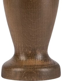 Lampă de masă AMFORA 1xE27/60W/230V maro închis/fag